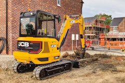 JCB's new conventional rear-end 36C-1 excavator.