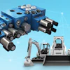 The Pre-Compensated Valve Platform lets mobile machine builders easily combine the Rexroth EDG directional valve block, the RM10/RM15 control valves and the full-featured M4-12.