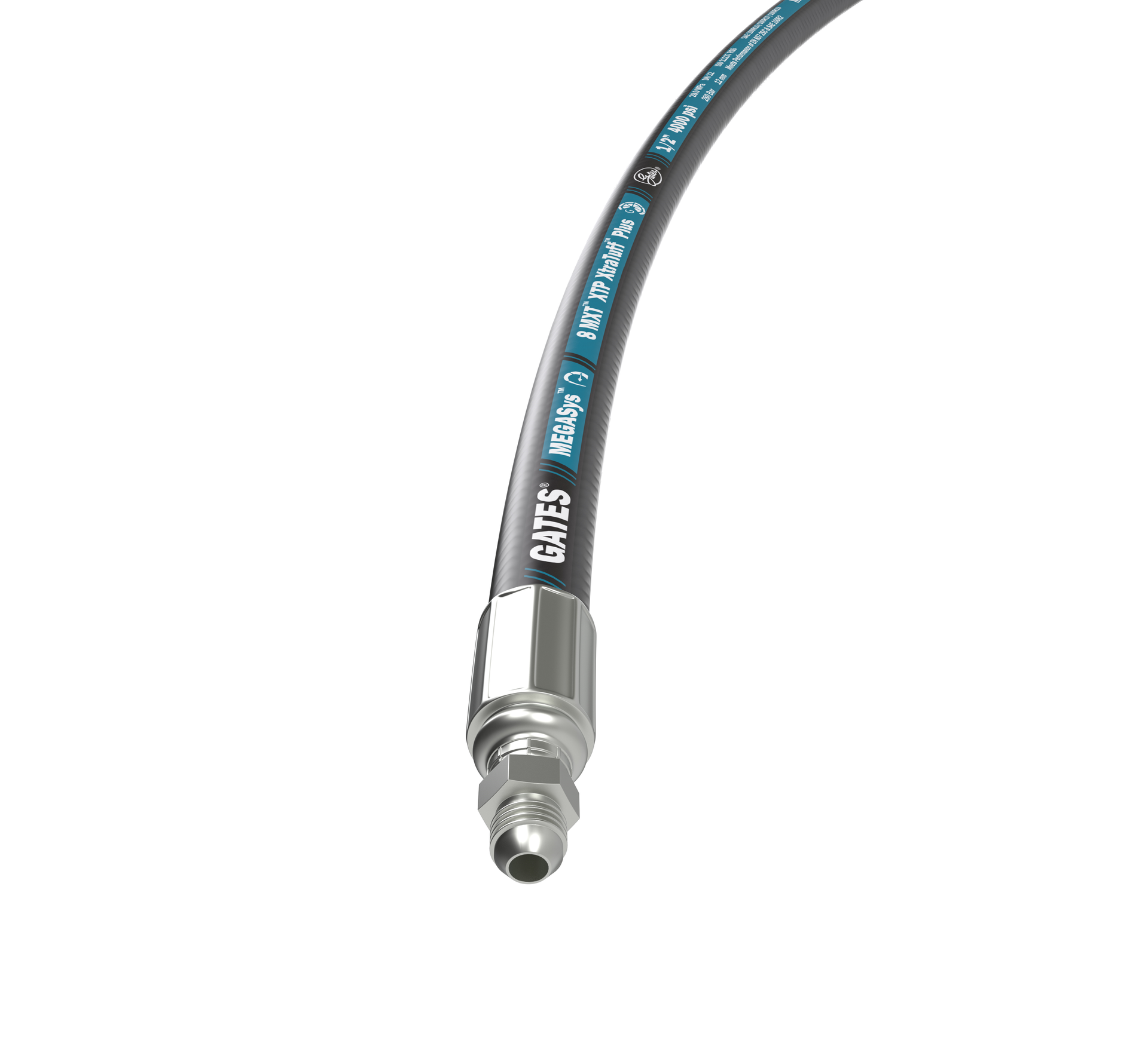 Gates MEGASys MXT with XtraTuff Plus Cover Hydraulic Hose From Gates