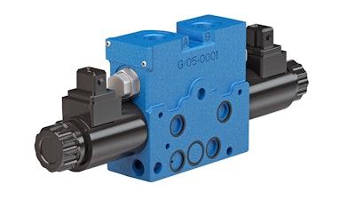 The EDG series of pre-compensated proportional directional valves are rated for 350 bar and 40 l/min.