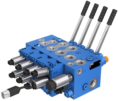 The M4-12 control block supports up to 130 lpm and 400 bar working pressure for medium- and high-pressure applications.