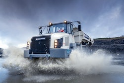Terex Trucks' TA300 dump truck is suited for use in harsh construction and mining applications.