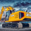 The new 220X crawler excavator is powered by a Stage V compliant JCB engine.