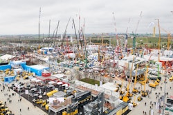 An overview of outdoor exhibits at bauma 2019.