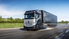 Daimler Trucks has begun testing of its Mercedes-Benz GenH2 Truck powered by hydrogen fuel cells.