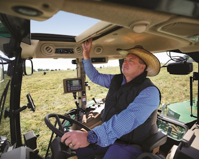 An optional panoramic roof provides improved visibility from the cab.