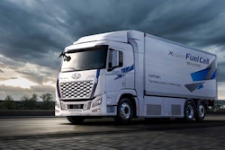 Hyundai has updated the design of its hydrogen truck.