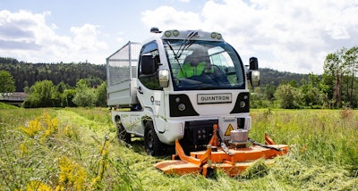 The M-series Q-ELION electric transport vehicle.