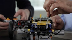 Renault used LEGO to create a model of the transmission it would use for its new E-TECH hybrid powertrains.