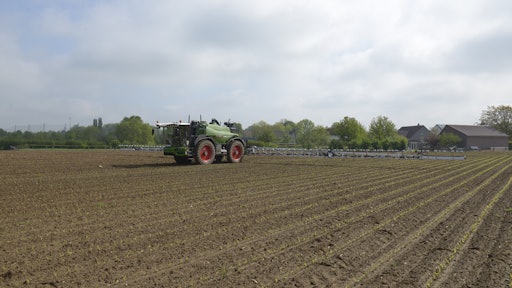 The targeted spraying proof of concept implemented on Fendt Rogator application equipment with technology from AGCO, Bosch, xarvio Digital Farming Solutions powered by BASF and Raven Industries Inc.