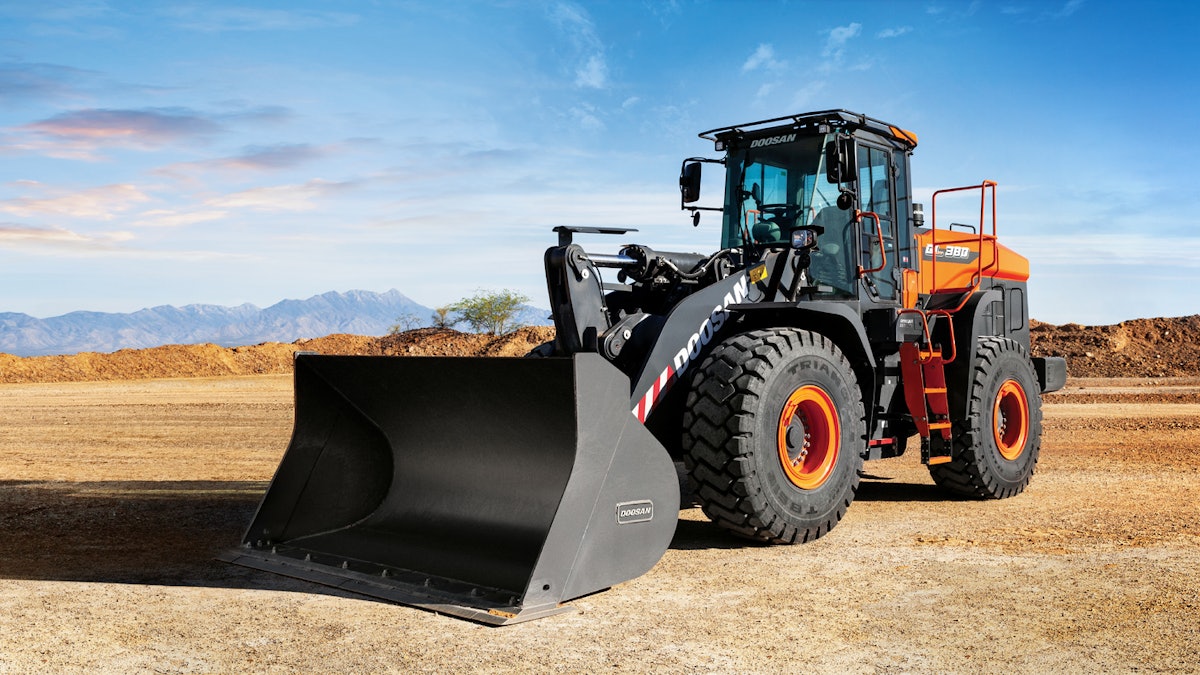 Doosan Debuts New DL3807 Wheel Loader at World of Concrete OEM Off