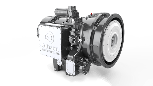 The FracTran offers filter and fluid life prognostics, a transmission-mounted control module and an on-rig telematics gateway.
