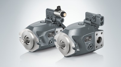 The C40V axial piston pumps is lighter than its predecessor and has a higher maximum self-priming speed of 3,200 rpm.