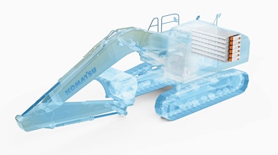 Komatsu is partnering with Proterra on the development of a battery-electric excavator which will be powered by Proterra batteries.