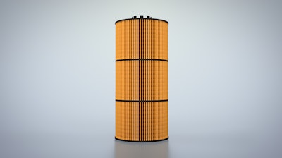 Stack filters in the oil-coolant module feature Hengst’s partially synthetic medium to aid filtration performance.