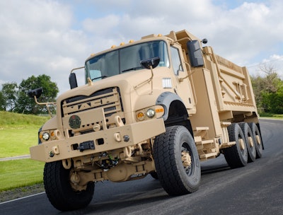 The M917A3 HDT was spec’d with heavier-duty rear axles, all-wheel drive, increased suspension ride height and other features to meet the U.S. Army's needs.
