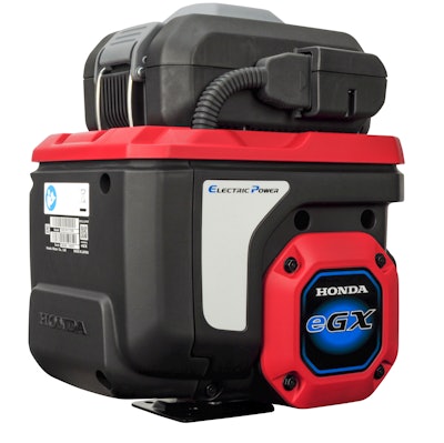 The Honda eGX is a lithium-ion battery-powered motor for indoor and outdoor construction applications.