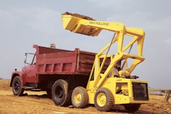 New Holland's first production skid steer, the L35.