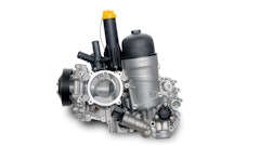 The Hengst oil-coolant module features enhanced filtration which extends service intervals up to 150,000 km.