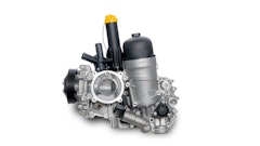 The Hengst oil-coolant module features enhanced filtration which extends service intervals up to 150,000 km.