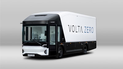 Composite materials will be used for the body and trim of the Volta Zero fully-electric truck.
