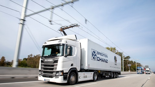 Siemens has begun its third eHighway trial in Germany.