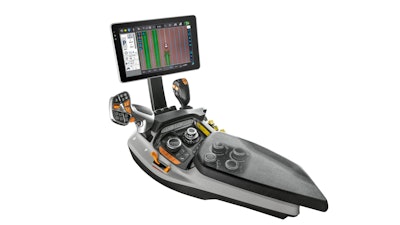 Steyr 6300 New Terrus Cvt Multicontroller Iii Armrest With Infomat 1200 Monitor 589853