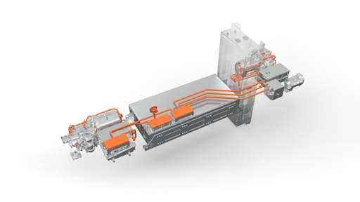An example of the electric driveline setup.