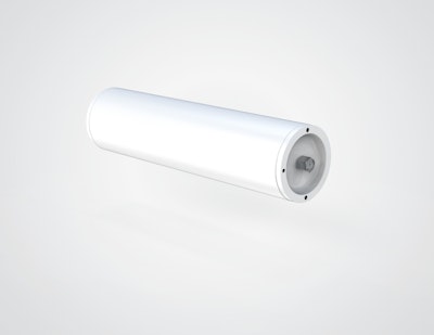 This piston accumulator features low-maintenance and compact design with a diameters range from 100-360 mm (3.94-14.17 in.).