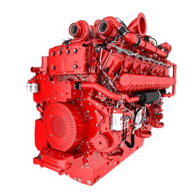 The QSK95 engine is specially designed single-stage turbocharging ensures power at high altitude.