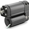 Figure 1: This H-Track electro-hydraulic linear actuator from Thomson can handle up to 4,800 lbs. (21 kN) of force in a clean, compact enclosure that also has shock handling capabilities comparable to a hydraulic system.