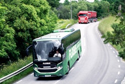 Scania has helped develop a biogas powered coach bus.
