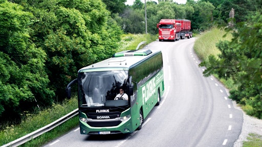 Scania has helped develop a biogas powered coach bus.