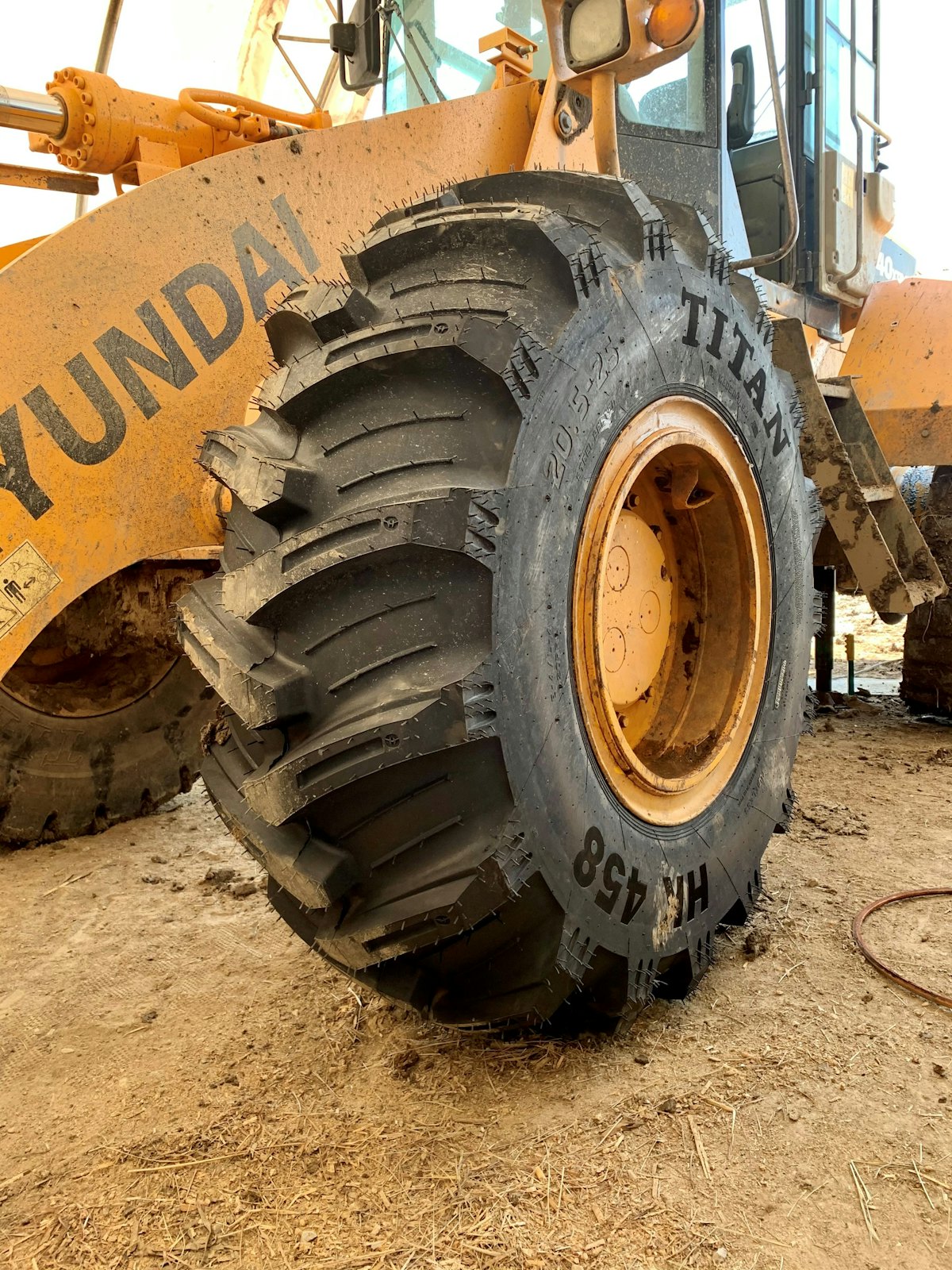 Titan HK 458 Hybrid Wheel Loader Tire From Titan Tire Corp., a
