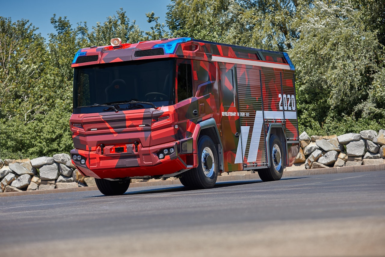 Volvo FMX Crew Cab Fire Truck 2020 3D model