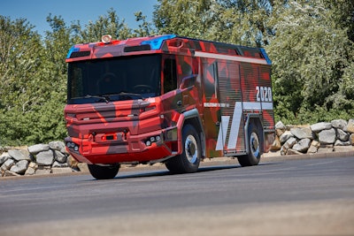 The Revolutionary Technology fire truck is undergoing testing with customers in Europe.