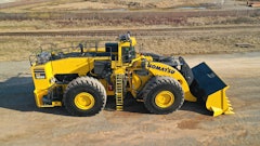 The WE1850 wheel loader was one of many pieces of equipment featured at MINExpo 2021.