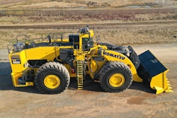 The WE1850 wheel loader was one of many pieces of equipment featured at MINExpo 2021.