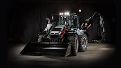 Huddig has delivered the first production model of the HUDDIG TIGON hybrid backhoe loader to a customer.