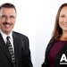 Dennis J. Slater (left) will retire as AEM President, and be succeeded by Megan Tanel, AEM’s Senior Vice President, Construction & Utility Sector.