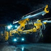 The Epiroc Boomer M20 Battery operating in an underground mine.