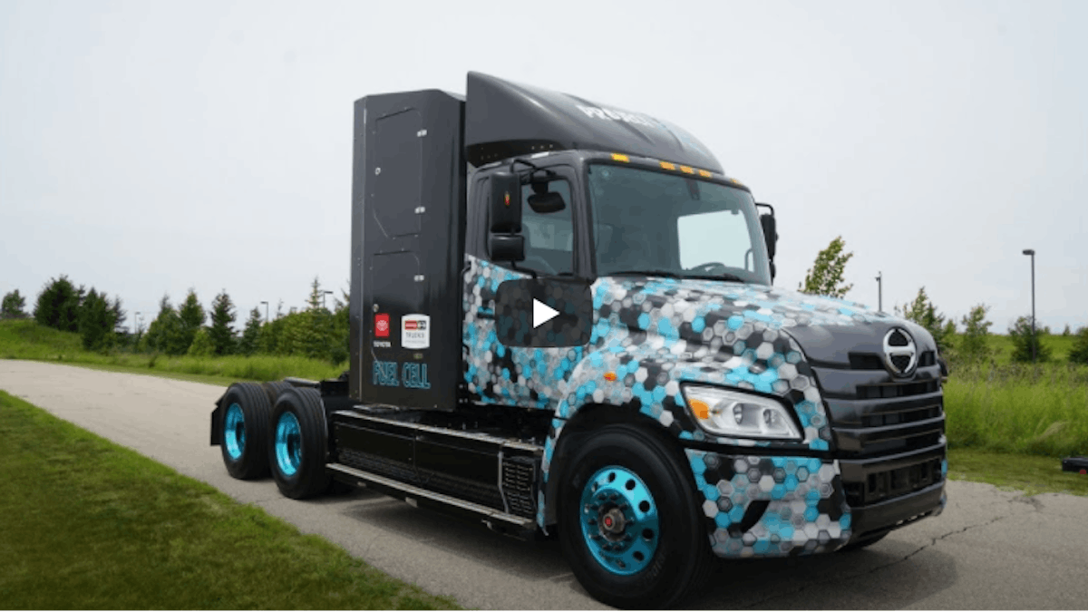 Hino Trucks Unveils Fuel Cell Electric Truck