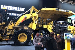 Caterpillar's booth at bauma 2019 encompassed several square meters over which it displayed a range of equipment.