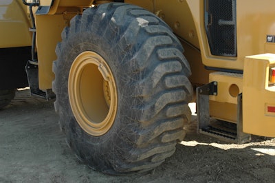 The correct pressure will allow the tire to carry the load it was designed for and the casing will deflect correctly.