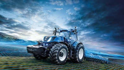 The new T7 Heavy Duty Tractor includes PLM Intelligence technology to improve connectivity on the farm.