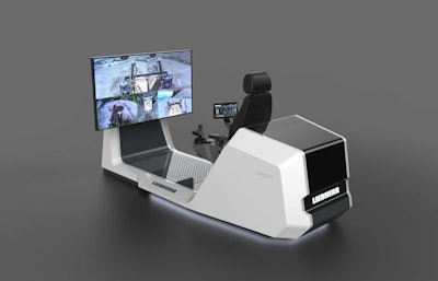 The new LiReCon (Liebherr Remote Control) teleoperation system is designed to provide additional comfort and safety for operators in tough mining applications by enabling them to control equipment from a remote location.