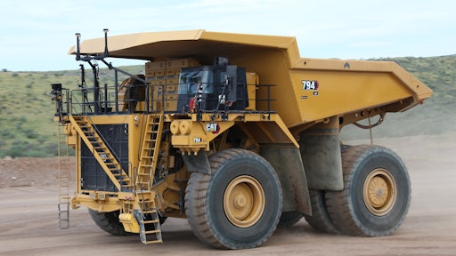 New mining equipment Caterpillar recently launched, like the 794 AC mining truck, includes automation technology to help improve productivity on job sites.