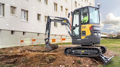 Attendees will have the chance to operate Volvo's electric powered excavator.