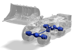 Dana Underground Loader With E Powershift Transmission