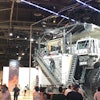 Liebherr demonstrated electric trolley power on a mine haul truck during MINExpo.